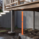 VEVOR Regulējams grīdas domkrats mājas grīdas izlīdzināšanai, pacelšanas augstums 137-381 cm