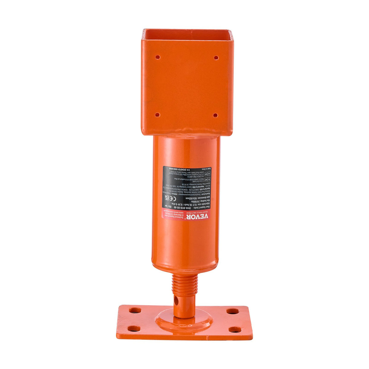 VEVOR Adjustable Floor Jack for Levelling Home Floors, Lifting Height 29.46–40.64 cm