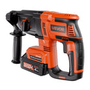 VEVOR 20 V bezsuku akumulatora triecienurbjmašīna, litija-jonu 1,1 collas rotācijas perforators ar SDS-Plus, viegls elektrisko instrumentu komplekts ar akumulatoru un lādētāju, 4 darbības režīmi, 1200 apgr./min, 5300 sit./min