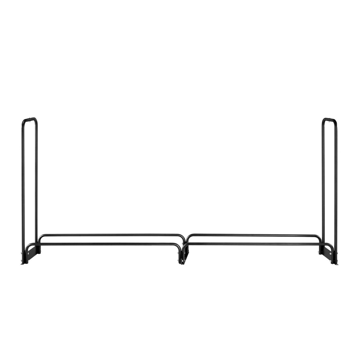 VEVOR Outdoor Firewood Rack with 600D Oxford Waterproof Cover, 2.4 m Firewood Holder, 1/2 Cord Capacity, 244 × 36 × 117 cm, Reinforced Steel Construction for Fireplace and Terrace