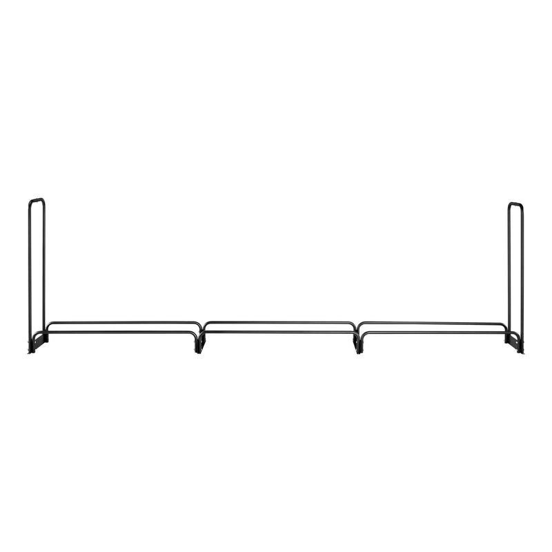 VEVOR āra malkas statīvs ar pārsegu, 3,9 m, izmēri 386 × 36 × 117 cm, pastiprināts malkas turētājs ar 600D Oxford ūdensizturīgu pārsegu, kamīnam un iekštelpu/āra malkas glabāšanai, 3/4 korda