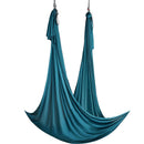 Gaisa jogas šūpulis un audums, 10,1 m, 100 g/m² neilons, ar stiprinājumu komplektu un uzstādīšanas ceļvedi, piemērots visiem sagatavotības līmeņiem, zaļš