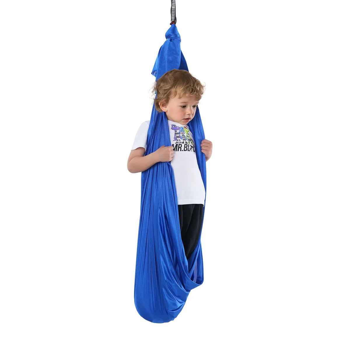 VEVOR Sensory Swing Chair for Kids 2.8 m, Therapy Swing Indoor and Outdoor, Blue