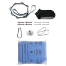 Sensorā šūpule bērniem, 2,8 m, terapijas šūpulis bērniem ar īpašām vajadzībām, iekštelpu un āra šūpulis bērniem un pieaugušajiem ar autismu, ADHD, Aspergera sindromu, sensoro integrāciju, zils