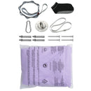 Sensorā šūpule bērniem, 2,8 m, terapijas šūpulis bērniem ar īpašām vajadzībām, iekštelpu un āra šūpulis bērniem un pieaugušajiem ar autismu, ADHD, Aspergera sindromu, sensoro integrāciju, violets