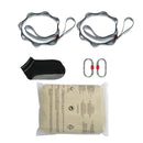 Gaisa jogas šūpoles un šūpulis, 4,02 m, iesācēju komplekts ar 100 gsm neilona audumu, pilns stiprinājumu komplekts un viegla uzstādīšanas instrukcija, pretgravitācijas lidojums visiem fitnesa līmeņiem, zelta krāsa