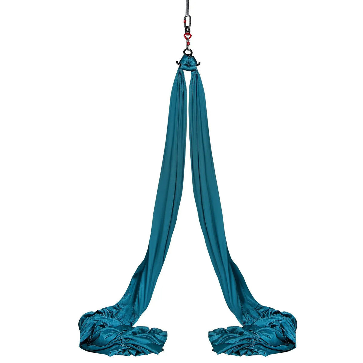 VEVOR aerojooga kangas 8,0 m, 100 g/m² nailon, kinnituskomplektiga, roheline