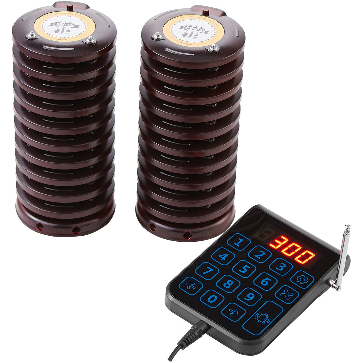 VEVOR Restaurant Wireless Calling System with 20 Call Buttons