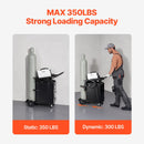 VEVOR metināšanas rati ar 2 atvilktnēm - izturīgi metinātāja rati ar slēdzamu skapīti, kravnesība līdz 159 kg