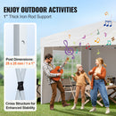 VEVOR pop-up nojume nodrošina 3 m x 3 m plašu telpu, kas ir ideāli piemērota lielākiem āra pasākumiem, piedāvājot uzticamu aizsardzību pret sauli, vēju un lietu. Piemērota gan komerciāliem, gan privātiem pasākumiem.