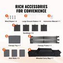 VEVOR Pop-up nojume 3x3 м в одном помещении, тамши пелека