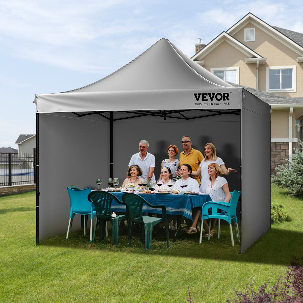VEVOR Pop-up nojume 3x3 м в одном помещении, тамши пелека