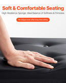 VEVOR klavieru soliņš ar polsterētu sēdekli un uzglabāšanas nodalījumu, koka