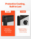 VEVOR klavieru soliņš ar polsterētu sēdekli un uzglabāšanas nodalījumu, koka