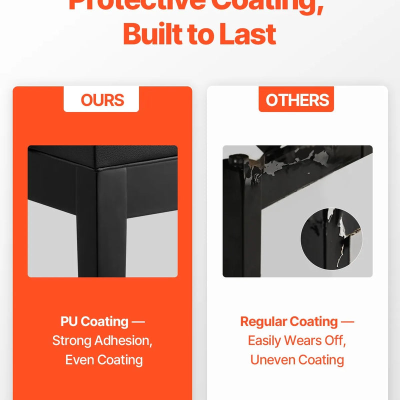 VEVOR regulējams klaviatūras soliņš ar uzglabāšanas nodalījumu, polsterētu sēdvietu un koka plauktu, 56 × 34 × 49 cm