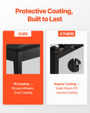 VEVOR dueta klavieru sols ar polsterētu sēdekli un glabātuvi, koka konstrukcija