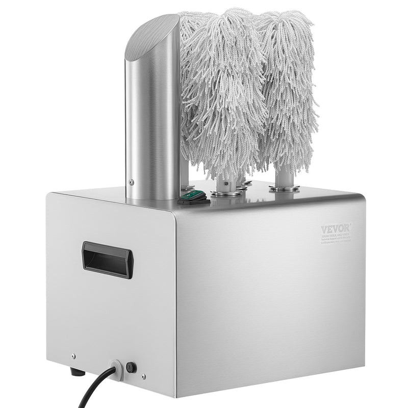 VEVOR vīna glāžu pulētājs, 5 birstes, pulēšanas mašīna 330 glāzes/stundā, bāram un restorānam