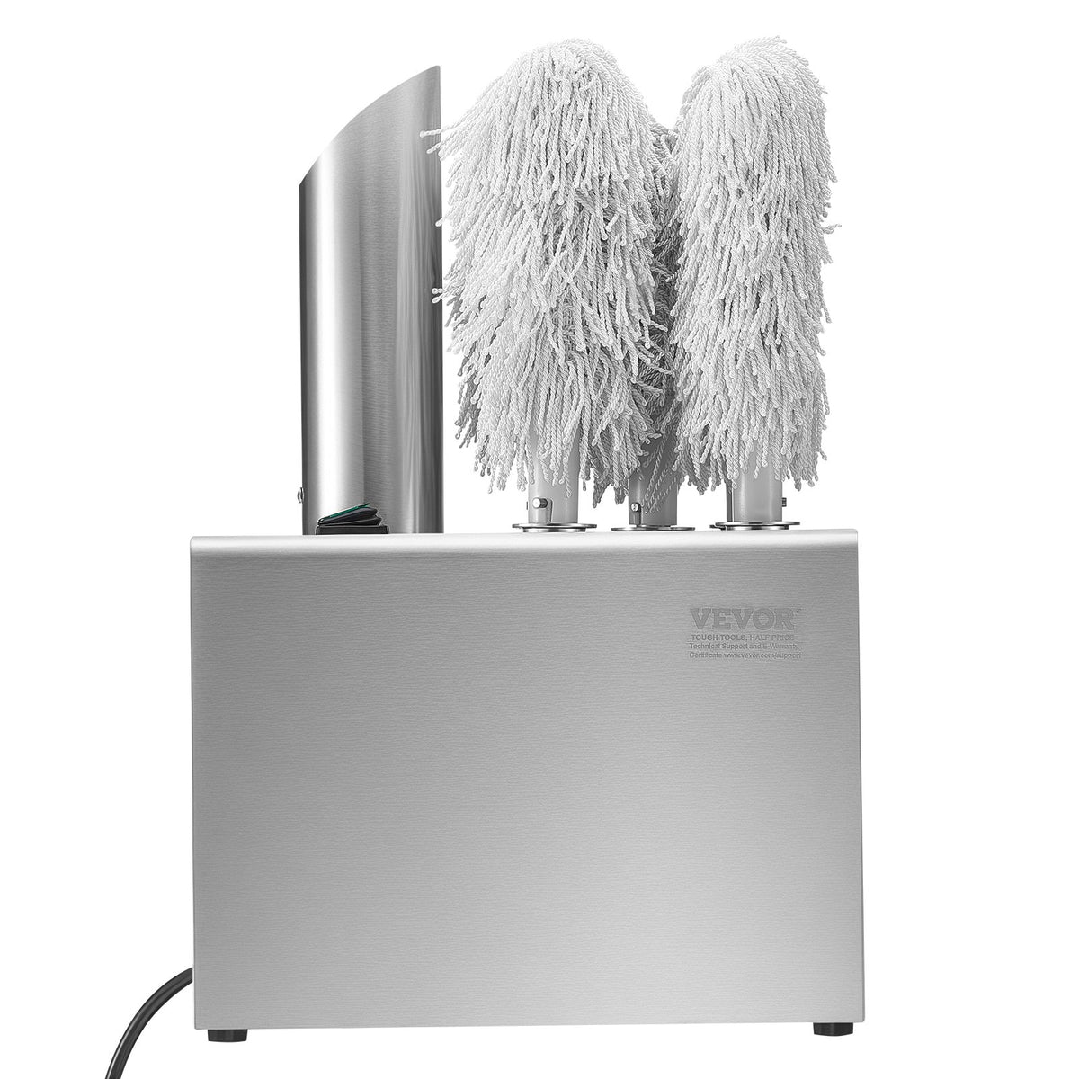 VEVOR Wine Glass Polisher with 5 Brushes, 330 Glasses per Hour, for Bar and Restaurant