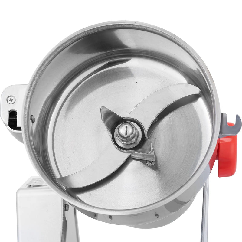 VEVOR 2500 g elektriskās graudu un garšvielu dzirnaviņas, augstas ātrdarbības 2500 W komerciālā malšanas iekārta no nerūsējošā tērauda