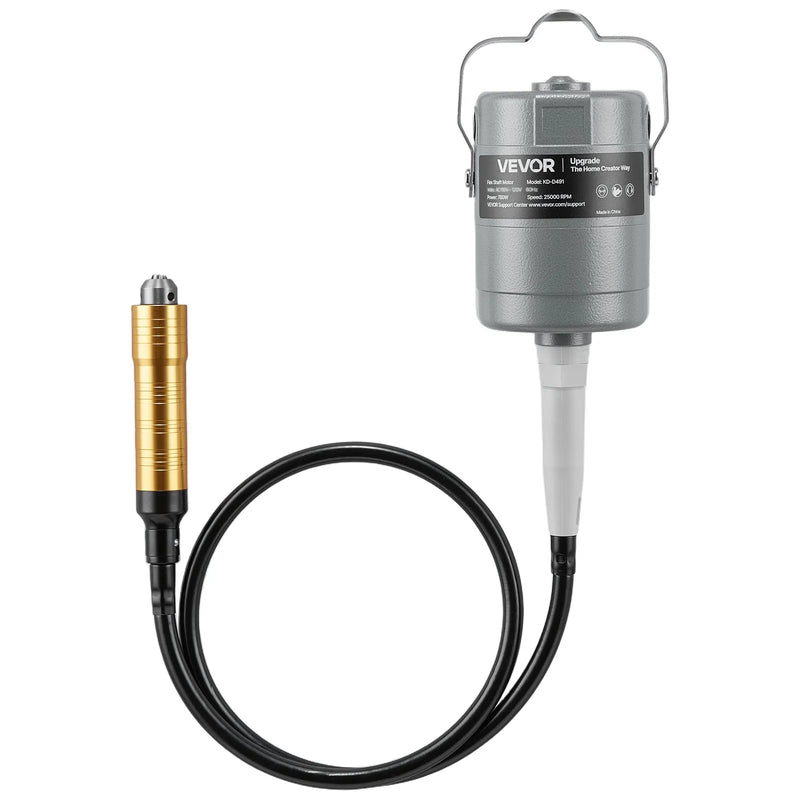 VEVOR elastīgās vārpstas slīpmašīna, 780 W, 25 000 apgr./min elektrisks rotācijas instruments ar kājas pedāļa vadību, piekarināms gravieris/slīpmašīna ar 112 piederumu komplektu slīpēšanai, pulēšanai, apdarei un griešanai