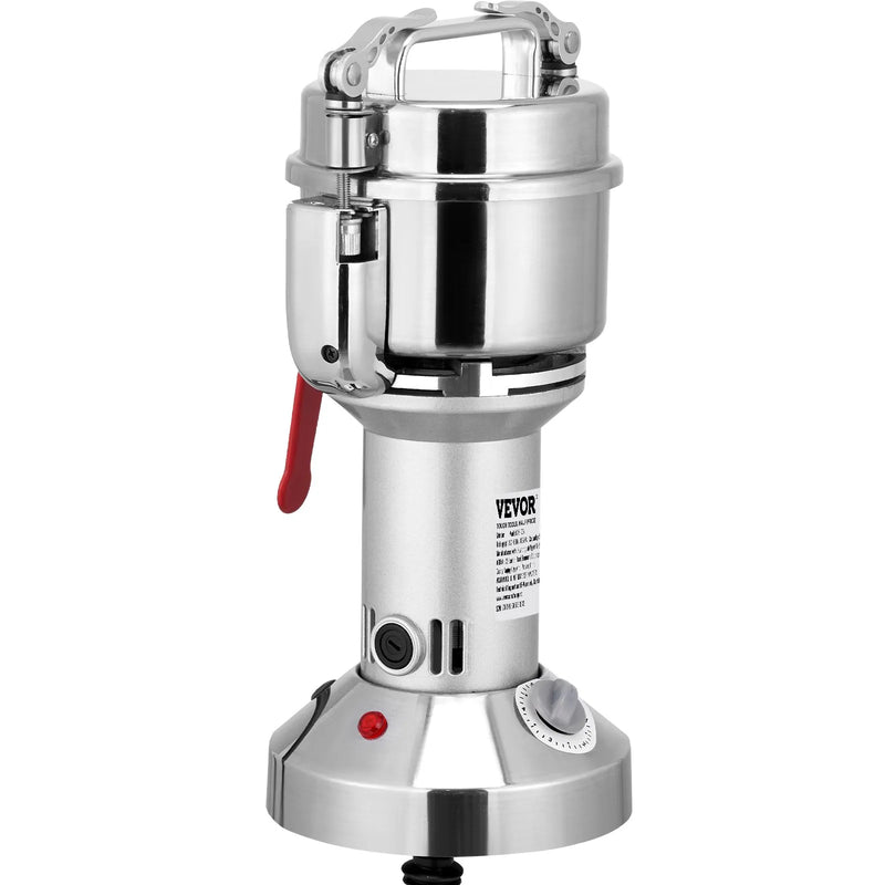 VEVOR 300 g komerciālās garšvielu dzirnaviņas, elektriskā graudu malšanas iekārta ar augstas ātrdarbības motoru