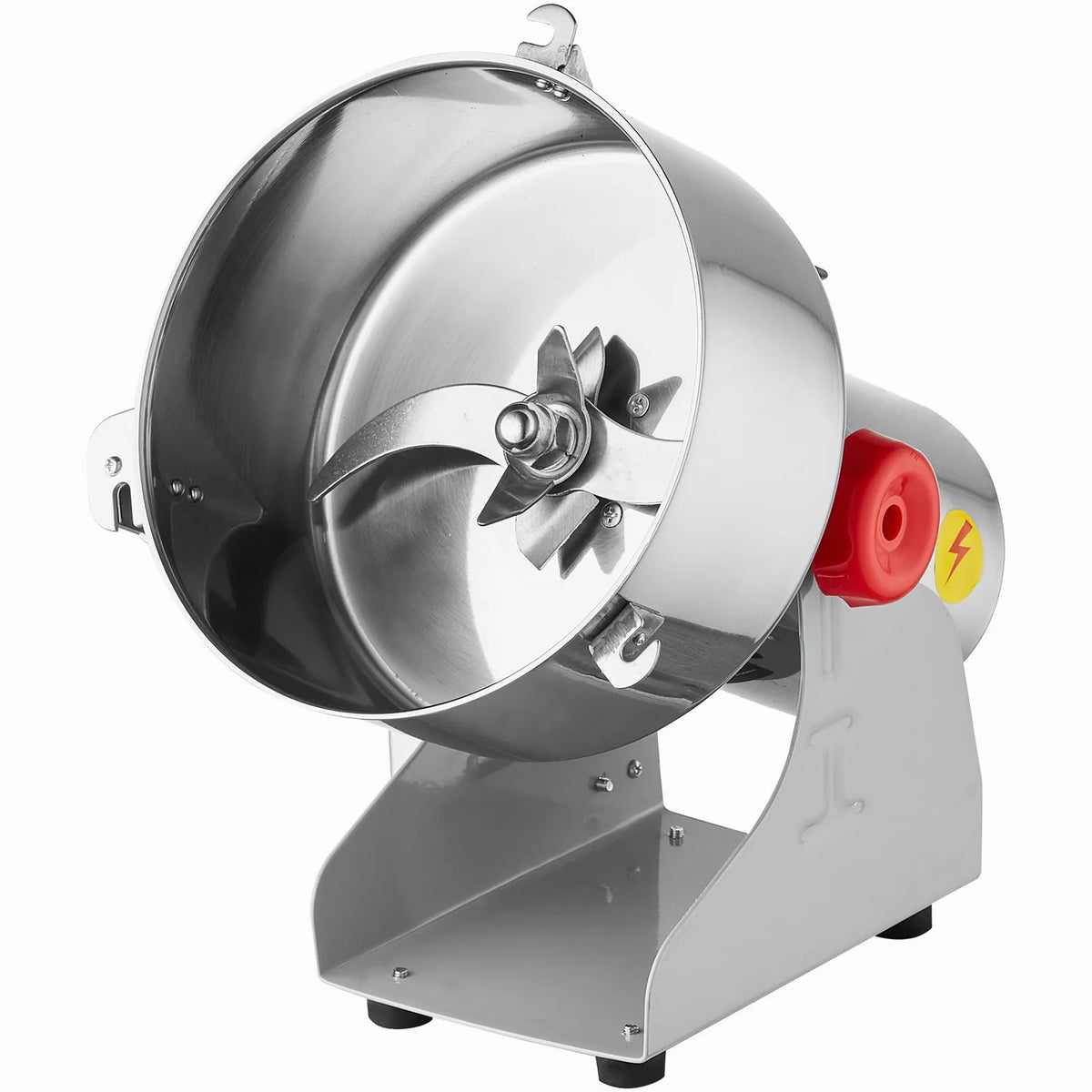 VEVOR Electric Grain Grinder 2000 g, 3400 W, Stainless Steel Pulveriser, Swing Type