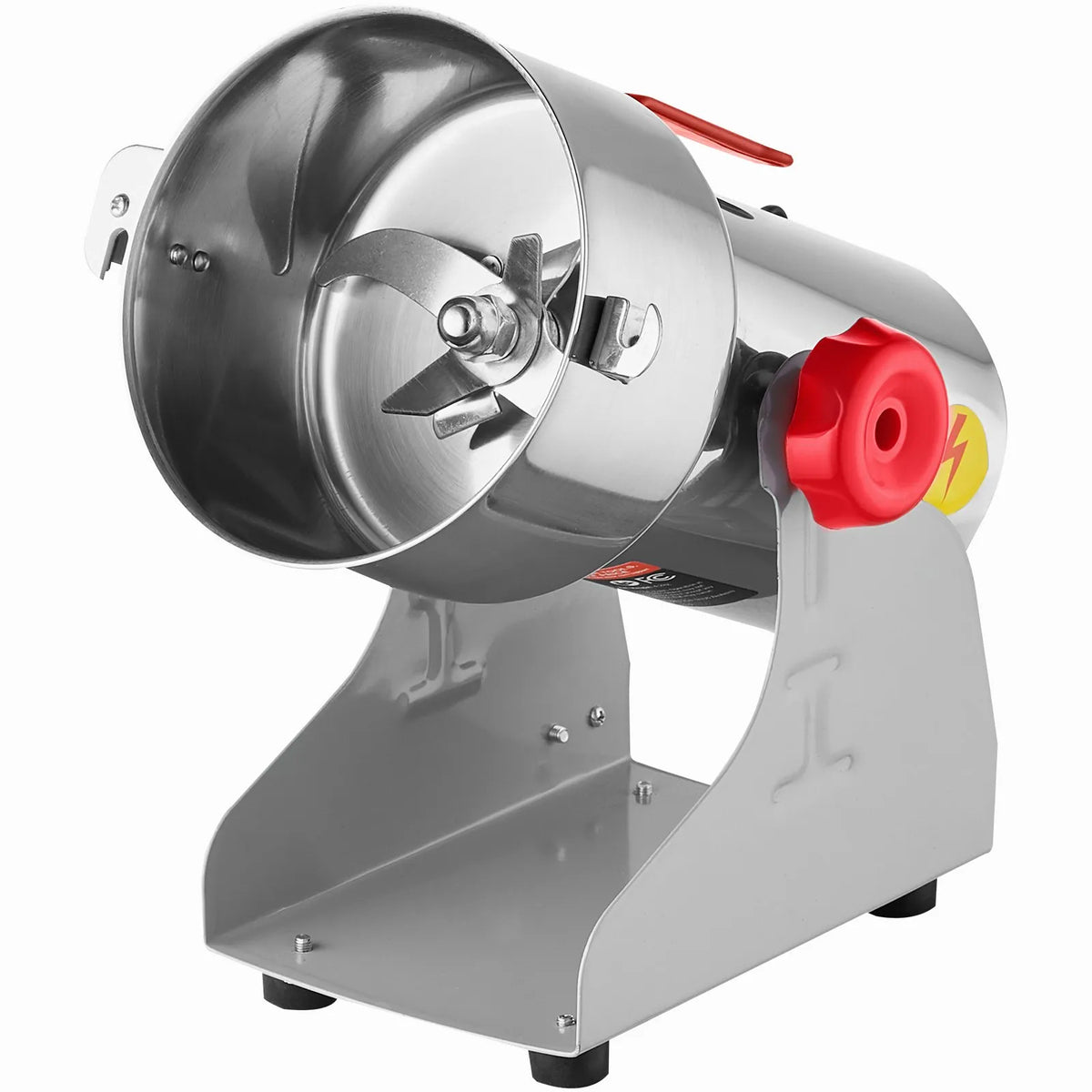 VEVOR Electric Grain Grinder 500 g, 2000 W, Stainless Steel Pulveriser, Swing Type