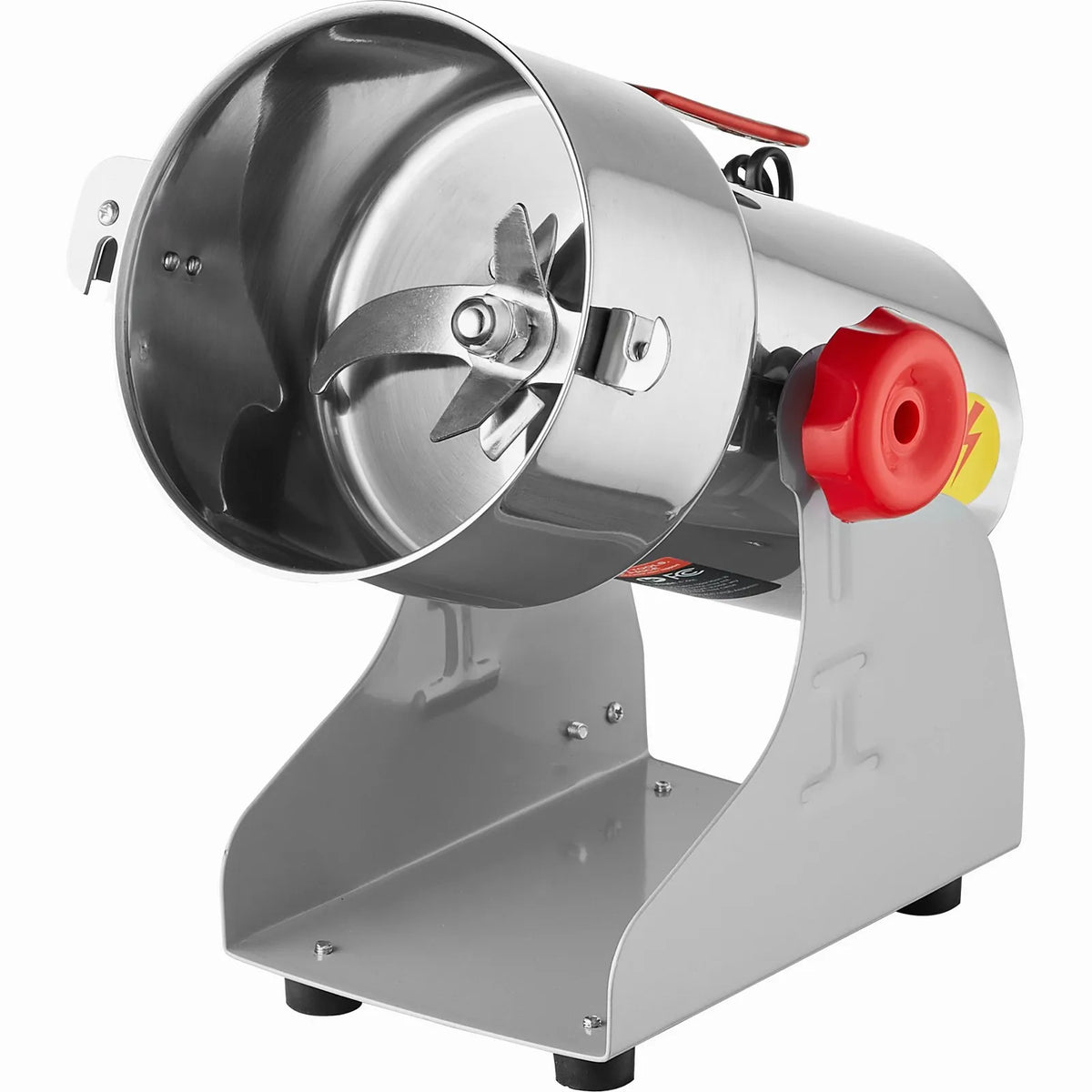 VEVOR Electric Grain Grinder 750 g, 2000 W, Stainless Steel Pulveriser, Swing Type