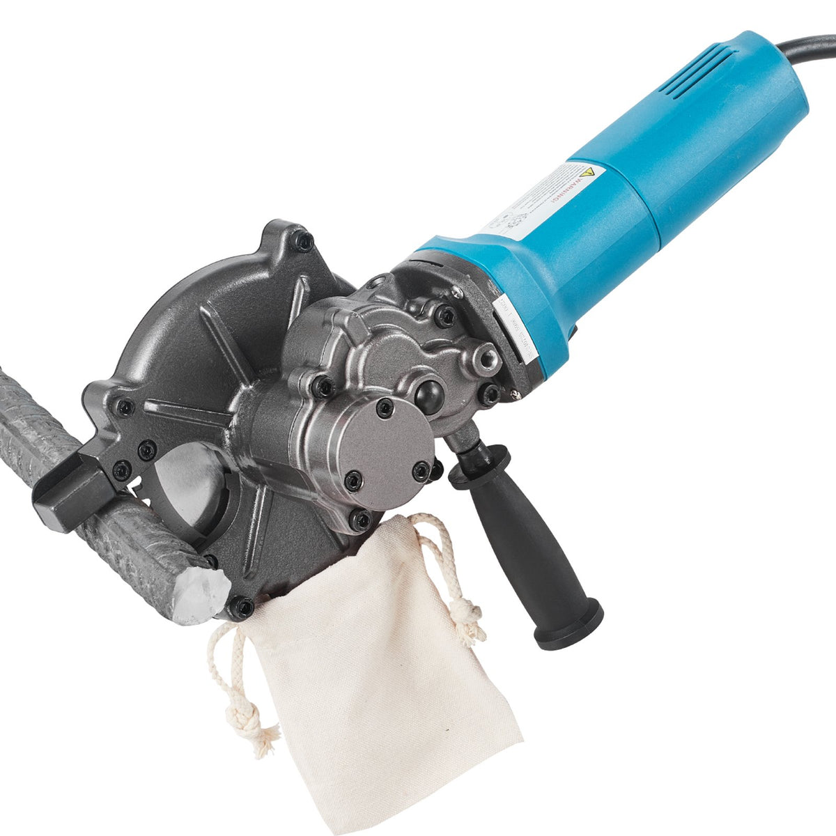 VEVOR Electric Rebar Cutter, 1100 W Portable Model, Cutting Range 4–40 mm, High-Power Steel and Concrete Rebar Cutter with Auxiliary Handle and Tool Case, Model RD-10