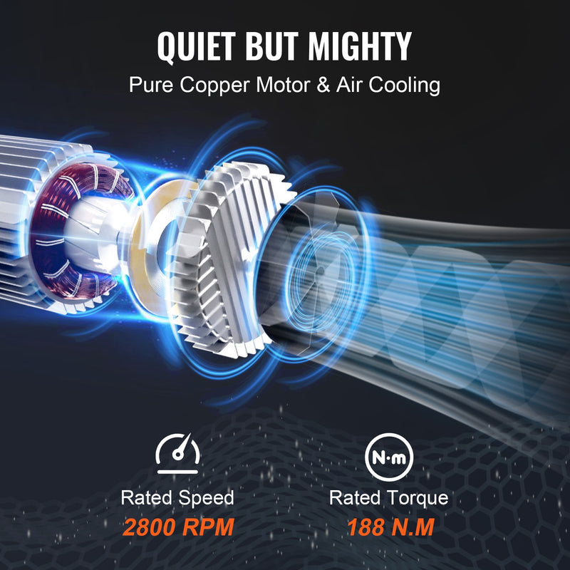 VEVOR elektriskais pacēlājs, vinča 600 kg, 100 m bezvadu tālvadība un 4,3 m vadu tālvadība