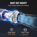 VEVOR elektriskais pacēlājs, vinča 600 kg, 100 m bezvadu tālvadība un 4,3 m vadu tālvadība