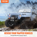 VEVOR elektriskā vinča - 8165 kg ar IP67 aizsardzību, tērauda trosi un bezvadu tālvadību