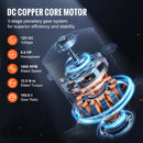 VEVOR smagās klases elektriska vilkmes vinča kravas automašīnām 6,12 kg - sintētiska virve, ūdensizturīgs, tālvadības pults