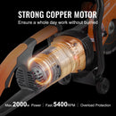 VEVOR 7" elektriskā betona zāģa mašīna - mitrā un sausā griešana ar ūdens sūkni un asmeni