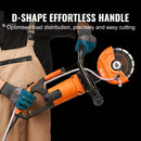 VEVOR 7" elektriskā betona zāģa mašīna - mitrā un sausā griešana ar ūdens sūkni un asmeni