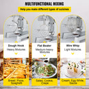 VEVOR komerciālais mikseris, 10L, 500W, regulējams, 220V, statīva mikseris mīklas gatavošanai