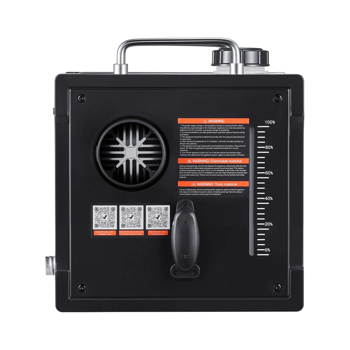 12V/220V 8 kW VEVOR diesel heater all-in-one – Bluetooth, remote control, 7 l tank