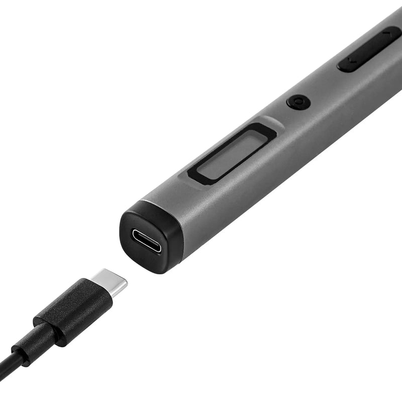 VEVOR elektriskais precīzais skrūvgriežu komplekts, mini elektriskais skrūvgriezis ar 52 magnētiskiem uzgaļiem no S2 tērauda, magnētiska uzglabāšanas kārba, LED apgaismojums, Type-C uzlāde elektronikas remontam