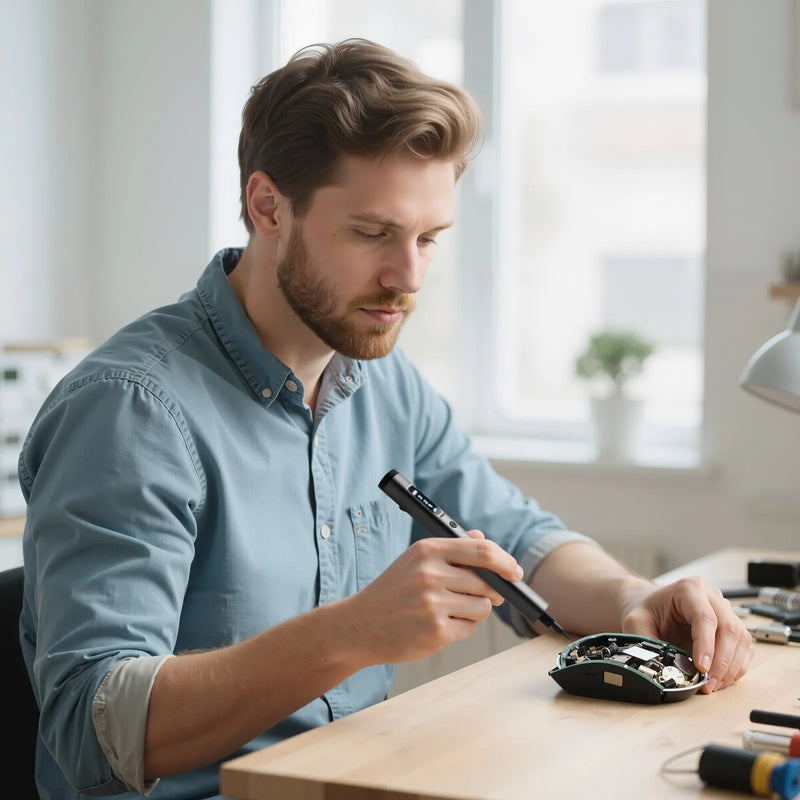 VEVOR elektriskais precīzais skrūvgriežu komplekts, mini elektriskais skrūvgriezis ar 52 magnētiskiem uzgaļiem no S2 tērauda, magnētiska uzglabāšanas kārba, LED apgaismojums, Type-C uzlāde elektronikas remontam