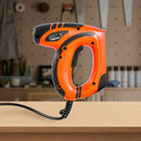 VEVOR elektriskā naglu un skavu pistole 2 in 1, 18 G (1,2 mm) naglas līdz 15 mm, komplektā 1000 skavas un 1000 naglas, ar pretbuksēšanas gumijas rokturi, piemērota kokapstrādei un DIY projektiem