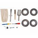 VEVOR 2,2 kW komerciālā graudu malšanas iekārta, elektriskās graudu dzirnaviņas ar jaudu 30–50 kg/h, 50 kg ietilpības pulvera malšanas iekārta no nerūsējošā tērauda, piemērota sausu graudu, sojas pupu, garšvielu un kafijas malšanai