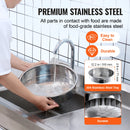 VEVOR Elektriskā mīklas dalītāja 20 gab., automātiska mīklas griezēja maizes cepšanai