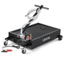 VEVOR zema profila pārvietojama eļļas noteces vanna, 56,8 l, ar elektrisko sūkni un 2,2 m šļūteni, hermētiska un korozijizturīga, piemērota automašīnām, SUV, kravas auto, motocikliem un ATV, metāla