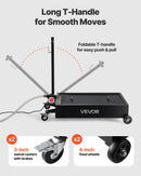 VEVOR zema profila pārvietojama eļļas noteces vanna, 56,8 l, ar elektrisko sūkni un 2,2 m šļūteni, hermētiska un korozijizturīga, piemērota automašīnām, SUV, kravas auto, motocikliem un ATV, metāla