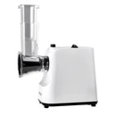 VEVOR elektriskā siera rīve un dārzeņu griezējs, 200 W, ar 5 uzgaļiem, nerūsējošā tērauda, augļiem, dārzeņiem un sieram