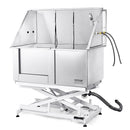 VEVOR 1,27 m elektriski regulējama augstuma suņu un kaķu kopšanas vanna