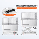 VEVOR 1,27 m elektriski regulējama augstuma suņu un kaķu kopšanas vanna