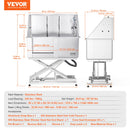 VEVOR 1,27 m elektriski regulējama augstuma suņu un kaķu kopšanas vanna