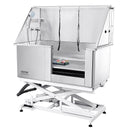 VEVOR 1,27 m elektriski regulējama augstuma suņu un kaķu kopšanas vanna