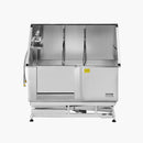 VEVOR 127 cm elektriski regulējama nerūsējošā tērauda suņu kopšanas vanna ar ūdens filtru (kreisā puse)